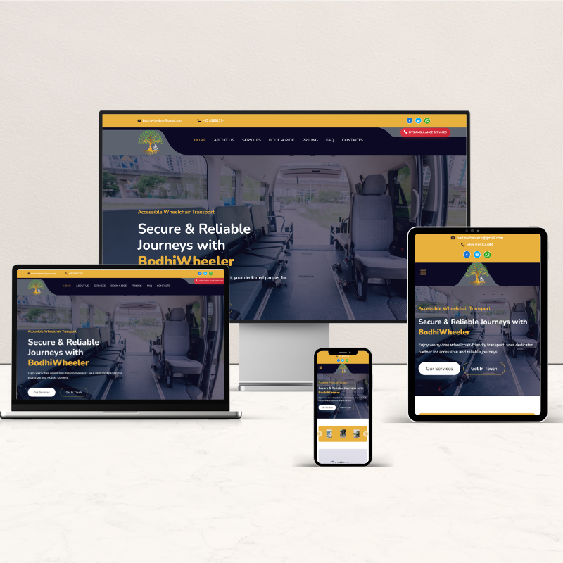 BodhiWheeler — wheelchair transport booking system for elderly and mobility-challenged individuals in Singapore